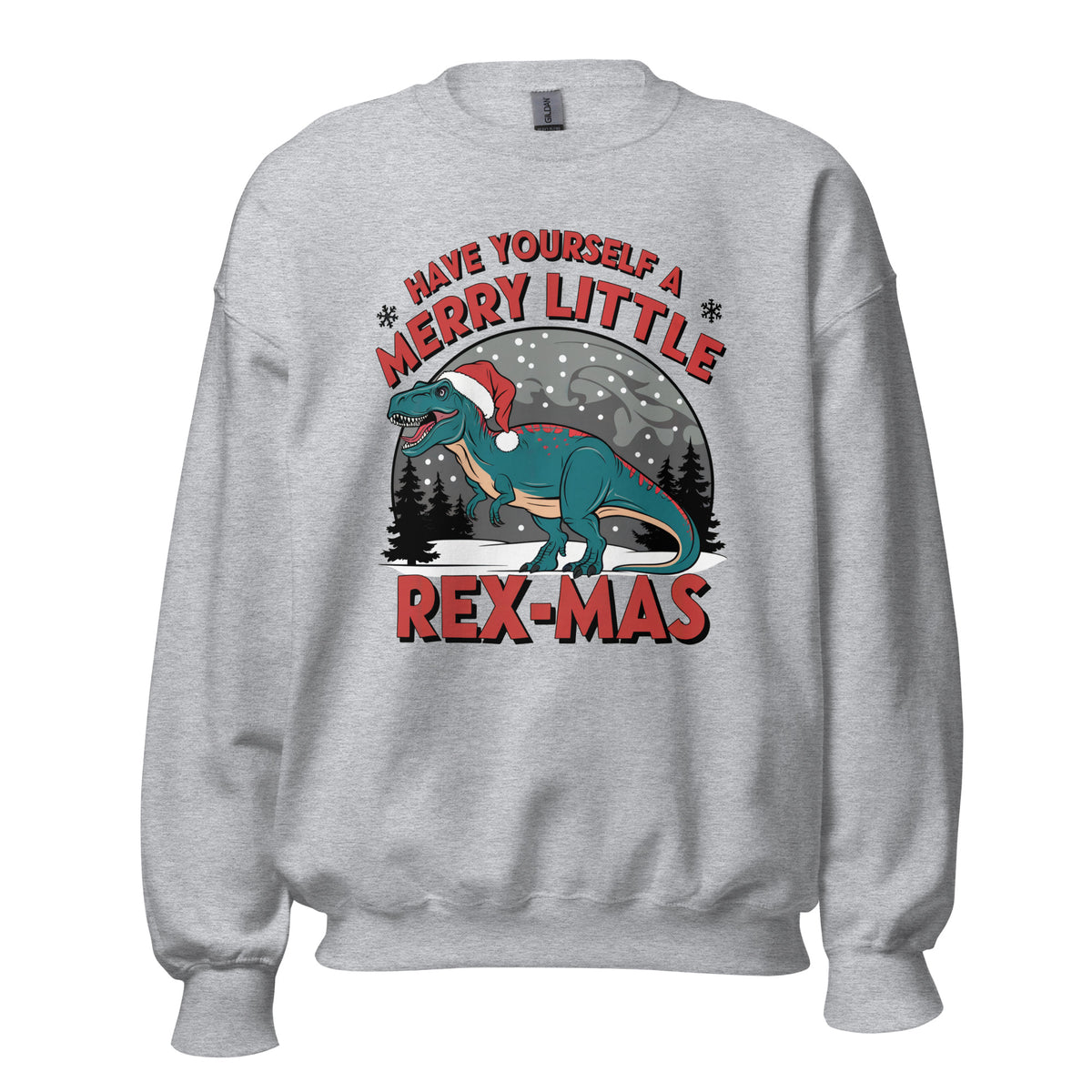 Merry Little Rexmas - Dinosaur Sweatshirt