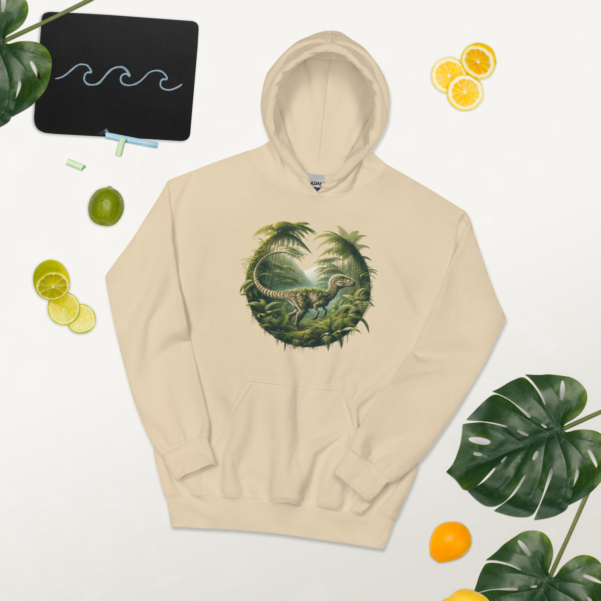 Jungle Bambiraptor - Dinosaur Hoodie