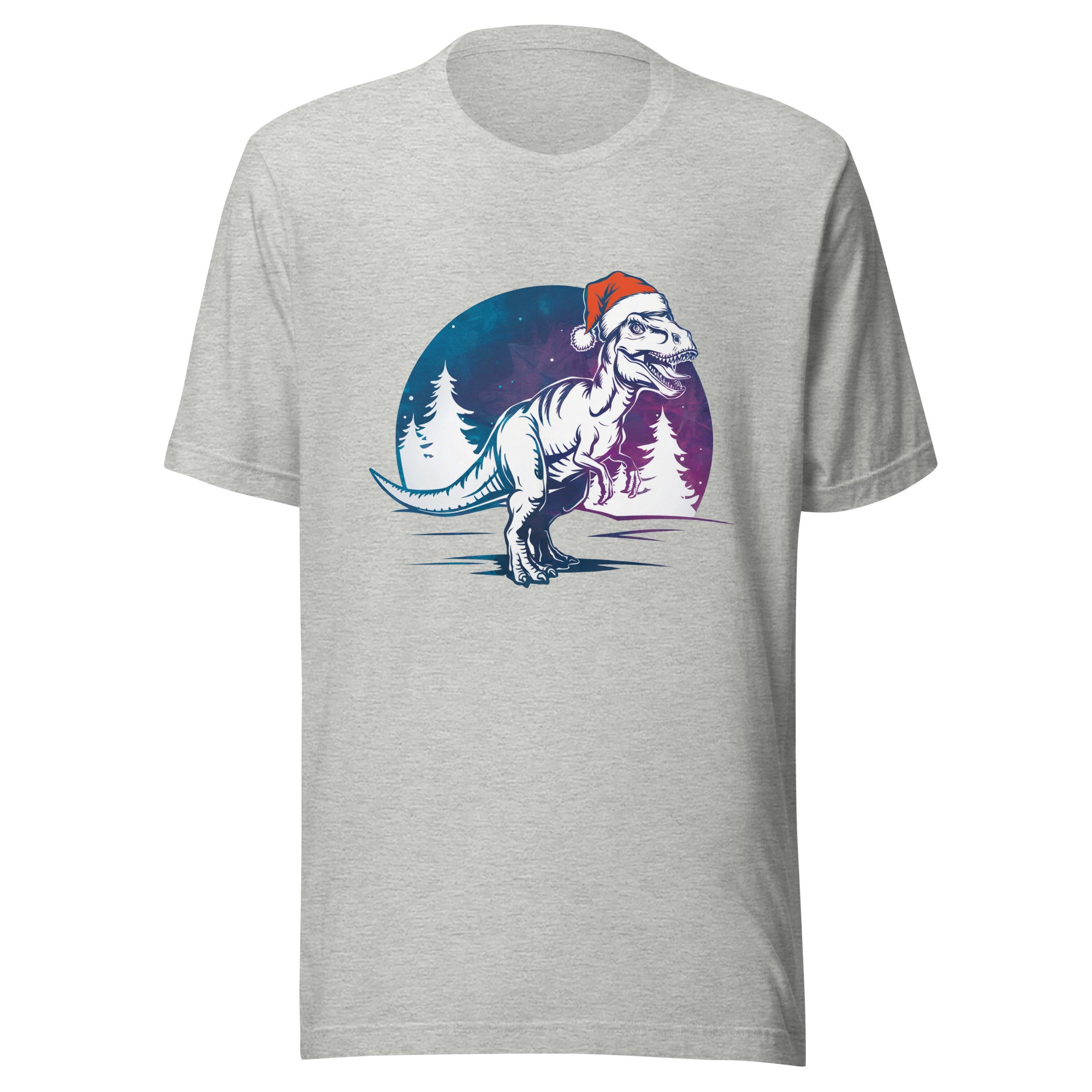 T-Rex Winter Forest - Dinosaur T-Shirt