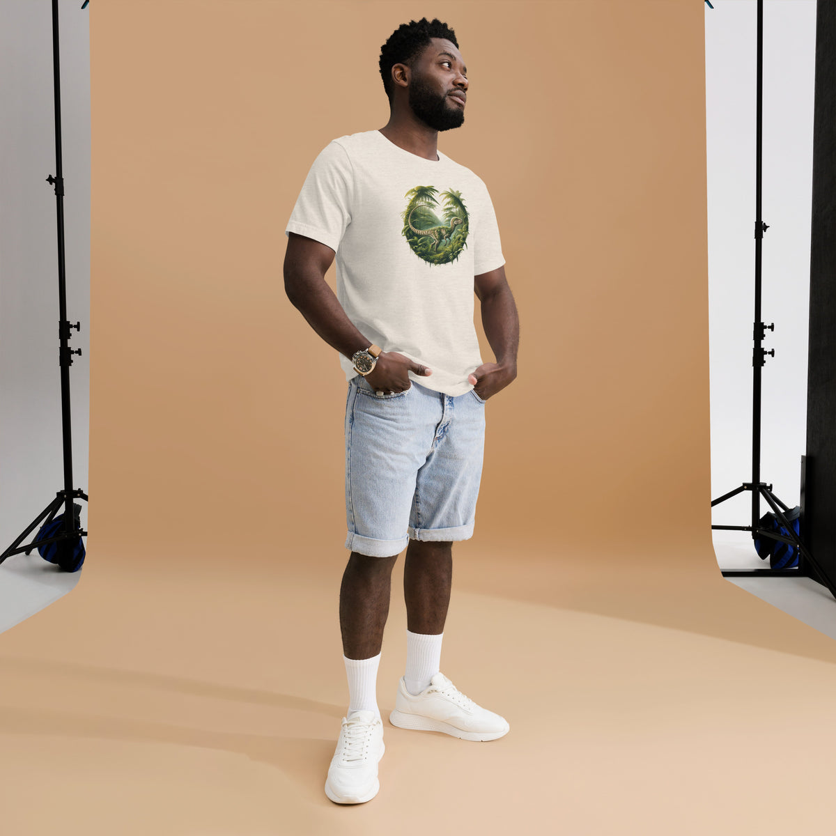 Jungle Bambiraptor - Dinosaur T-Shirt