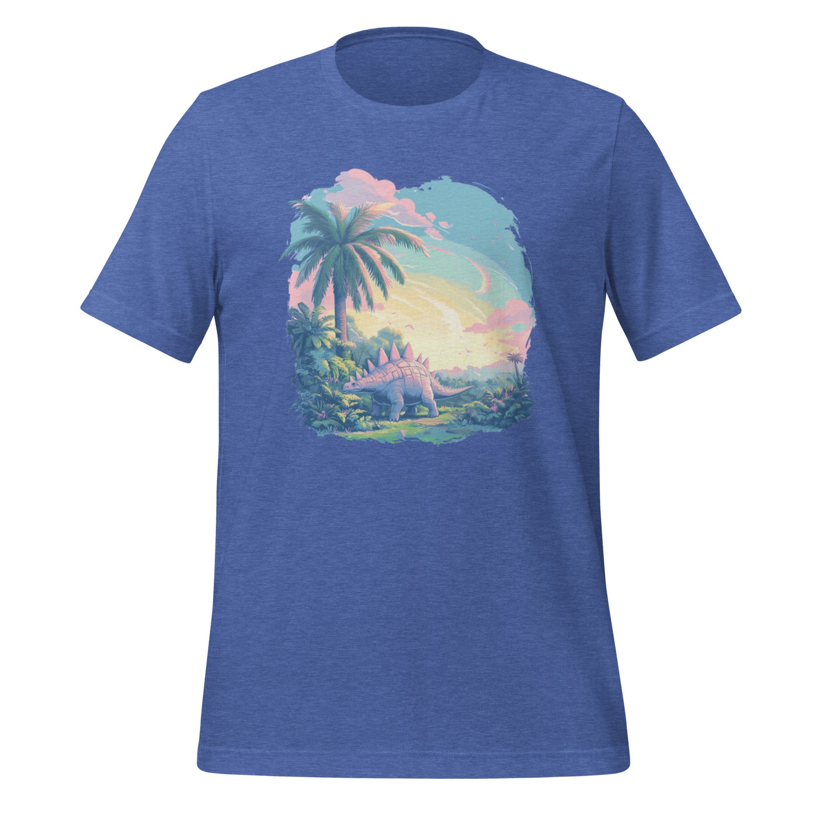 Serene Pastel Stegosaurus - Dinosaur T-Shirt