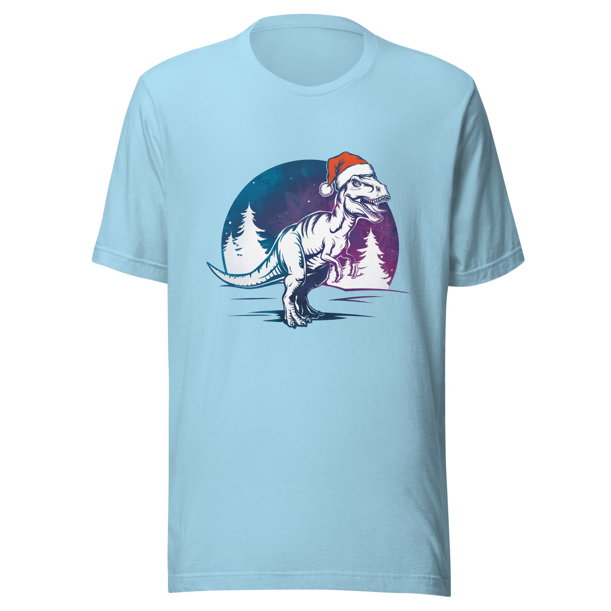 T-Rex Winter Forest - Dinosaur T-Shirt