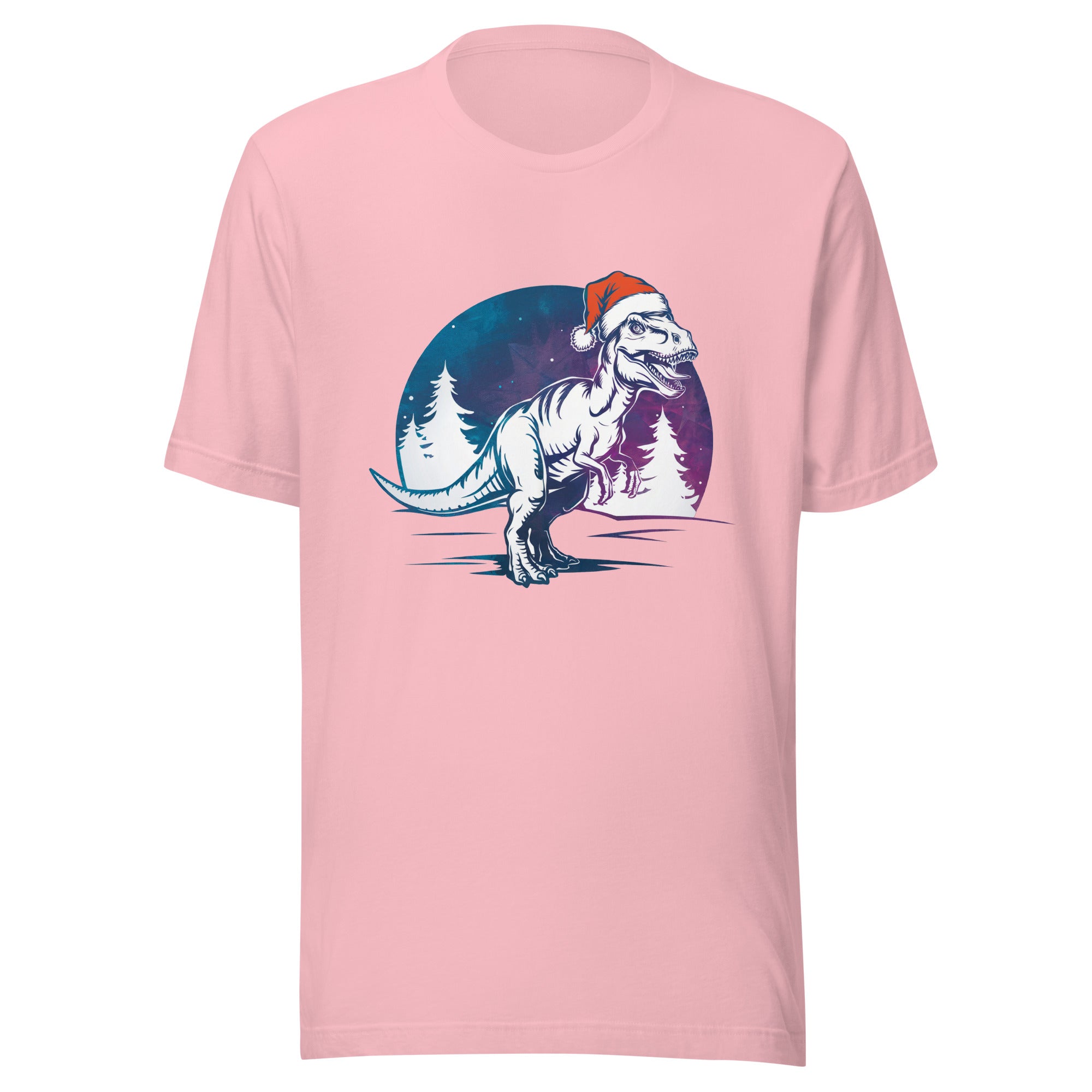 T-Rex Winter Forest - Dinosaur T-Shirt