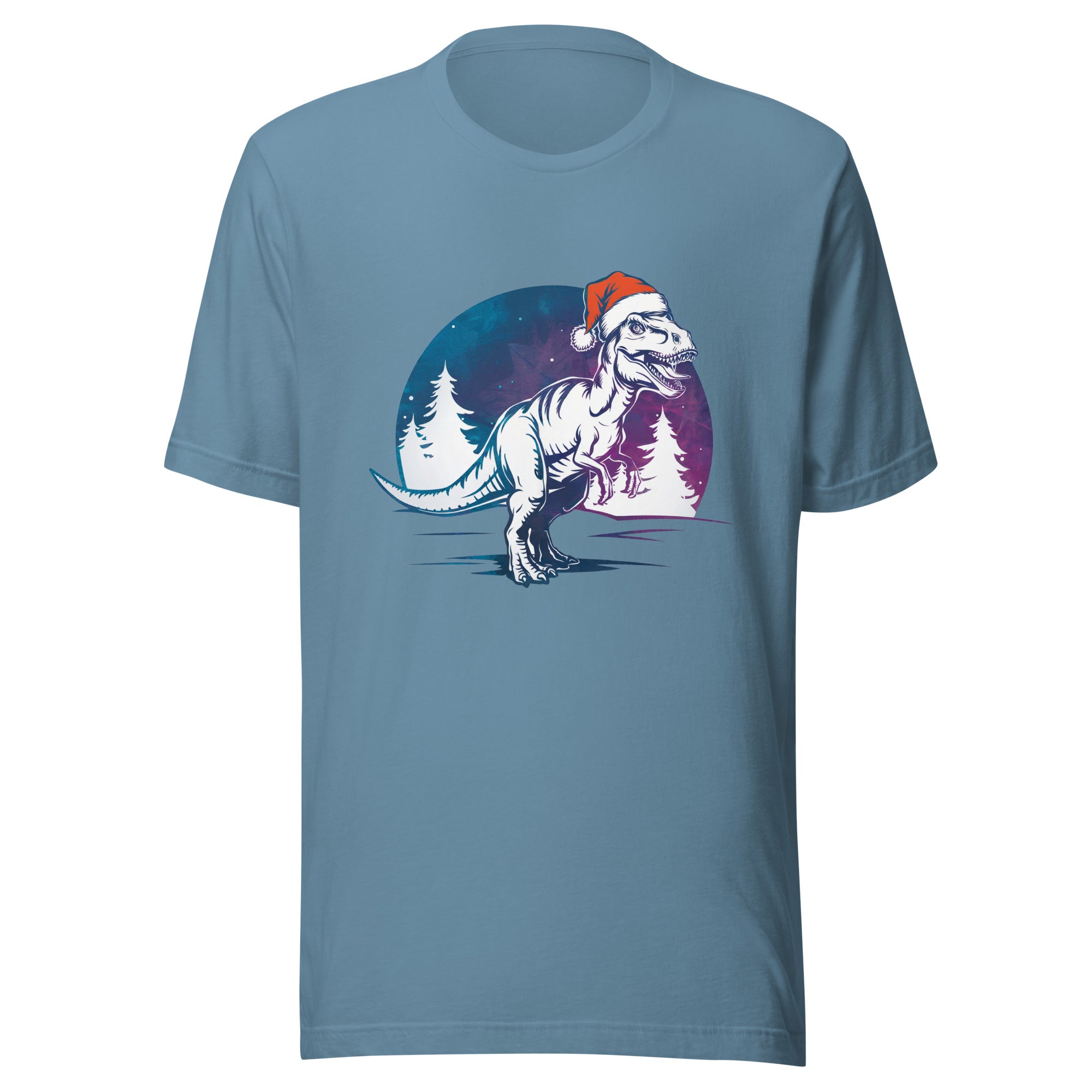 T-Rex Winter Forest - Dinosaur T-Shirt