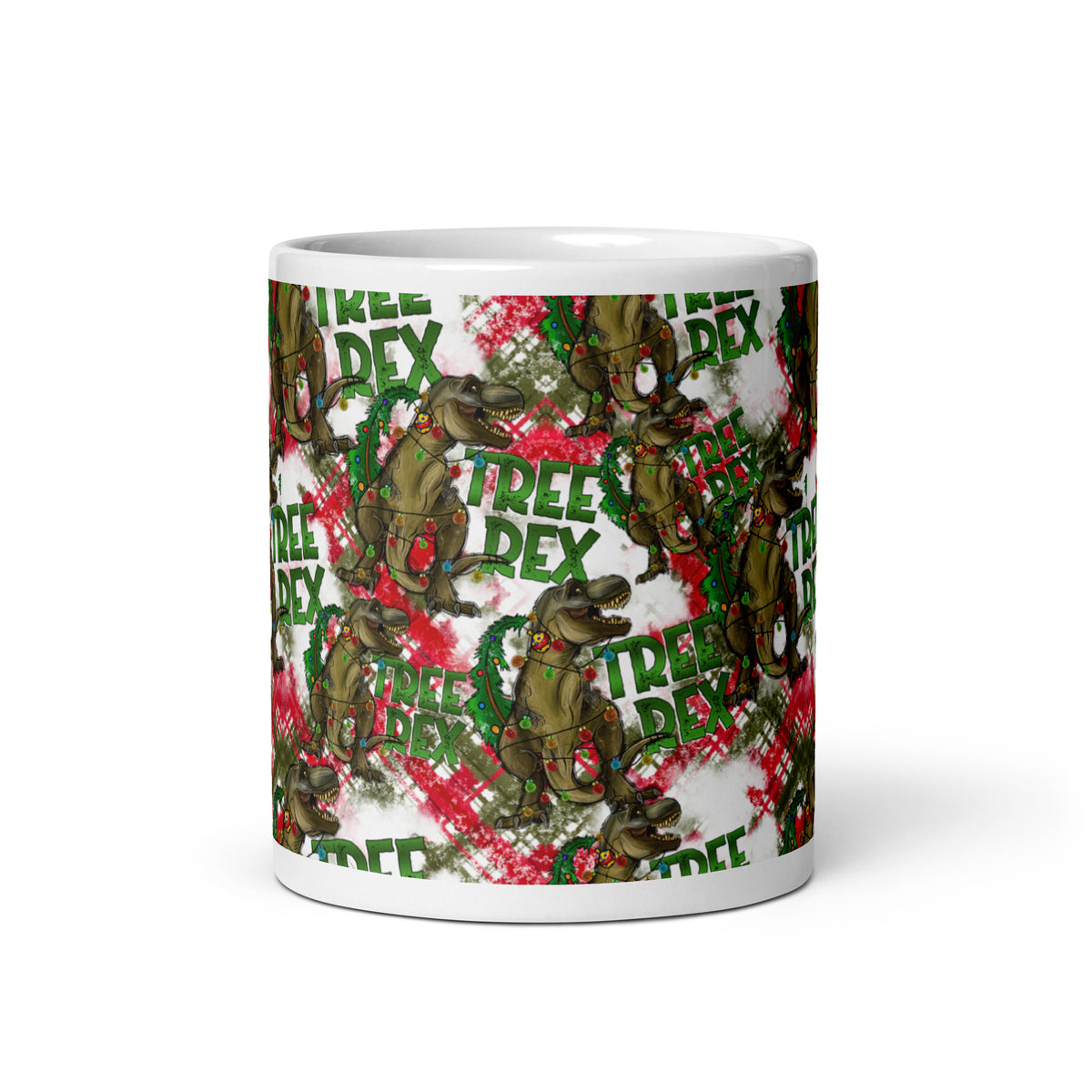 Tree Rex - Dinosaur Christmas Mug