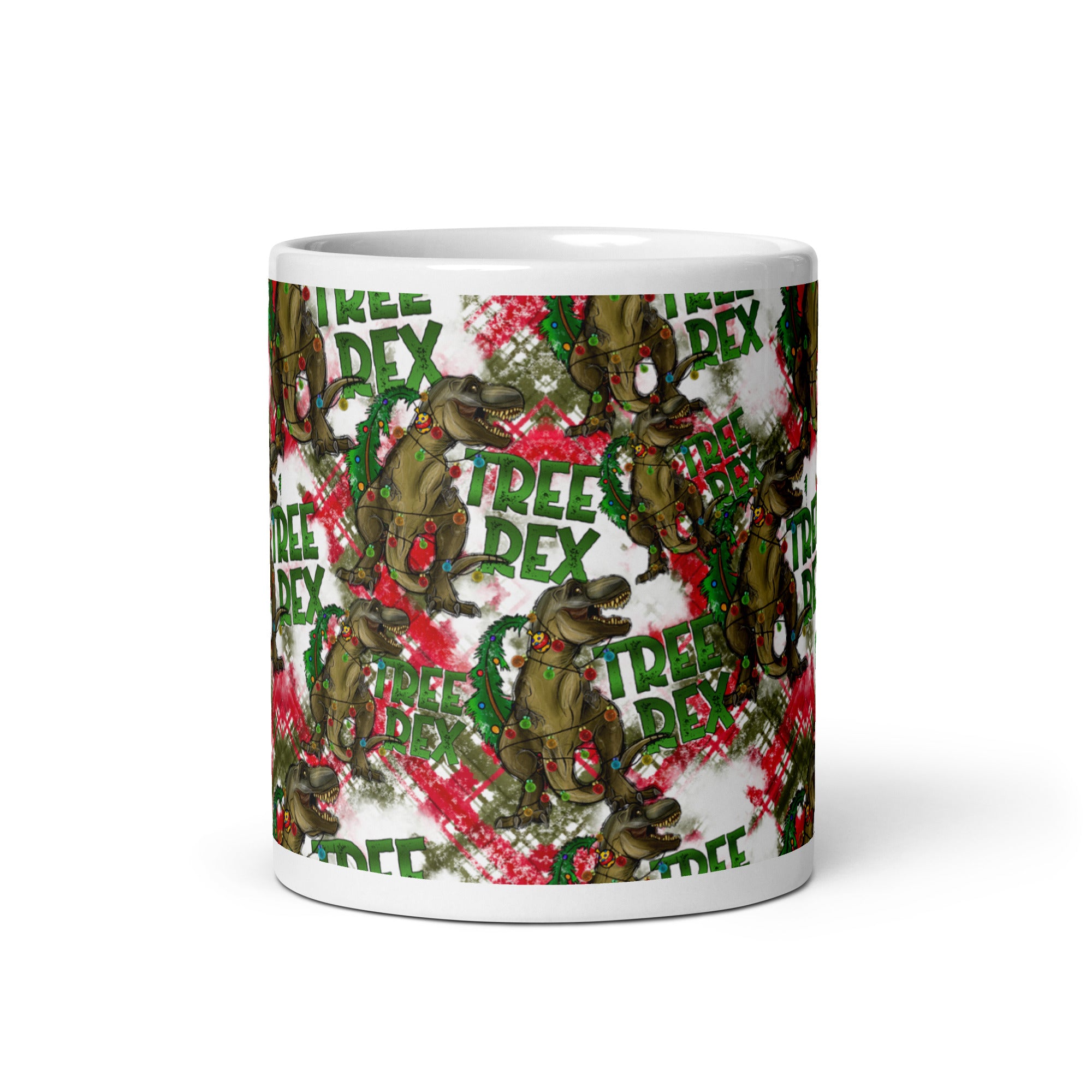 Tree Rex - Dinosaur Christmas Mug