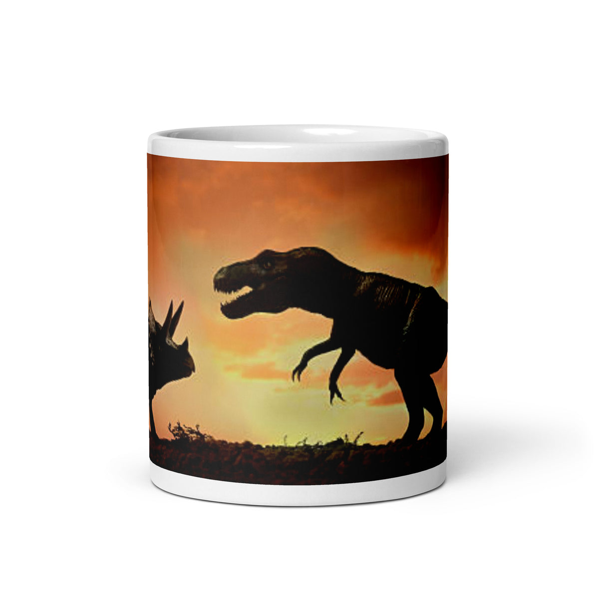 Triceratops &amp; T-Rex - Dinosaur Mug