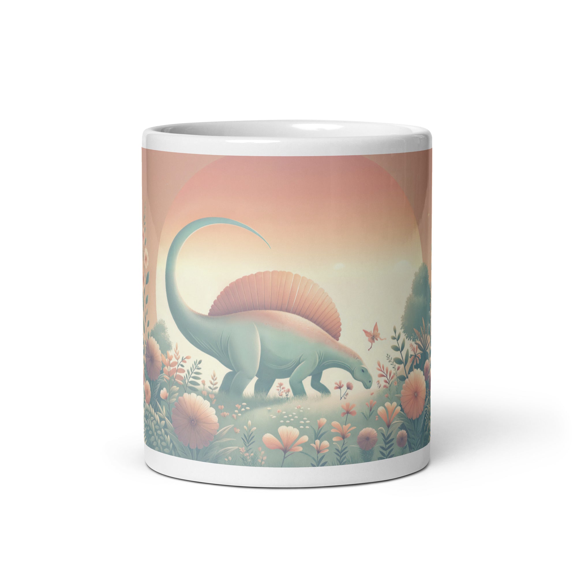 Pastel Sunrise - Dinosaur Mug