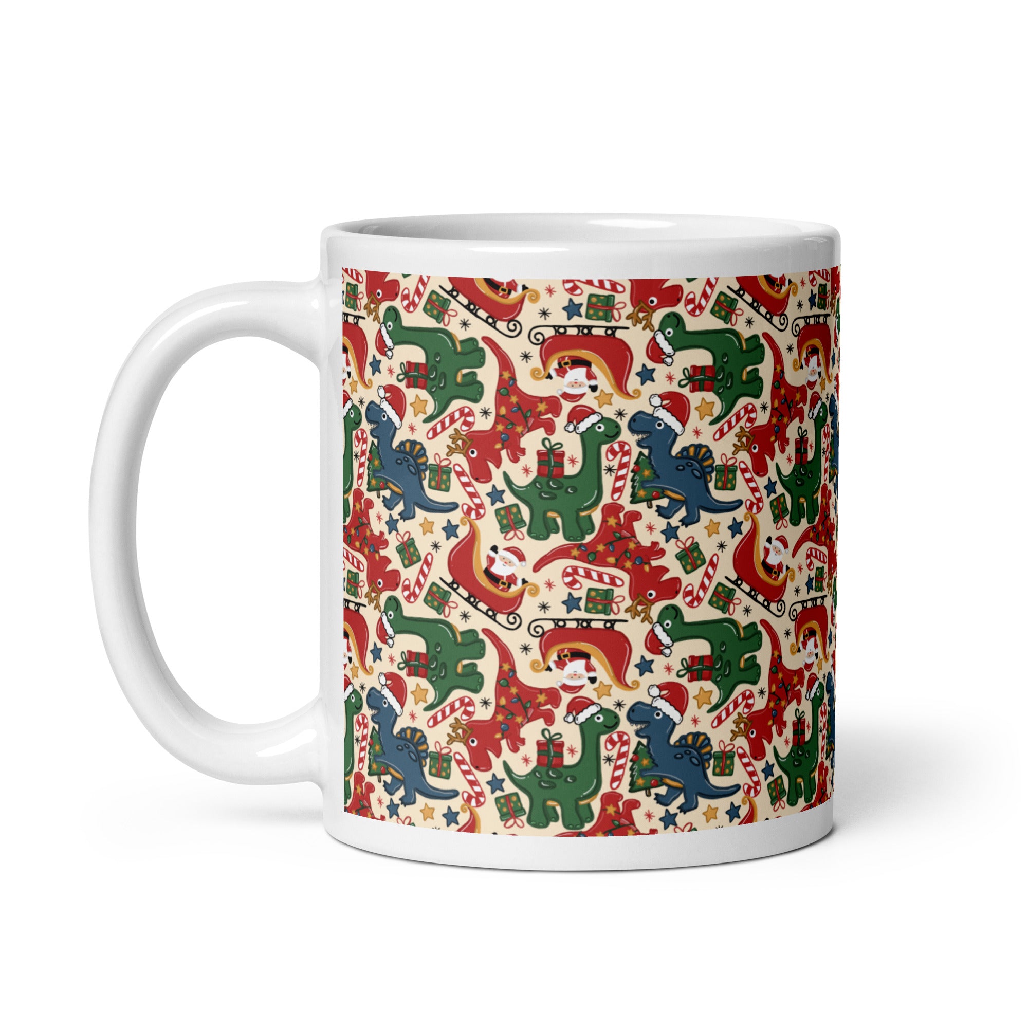 Festive Dino Wonderland - Christmas Dinosaur Mug