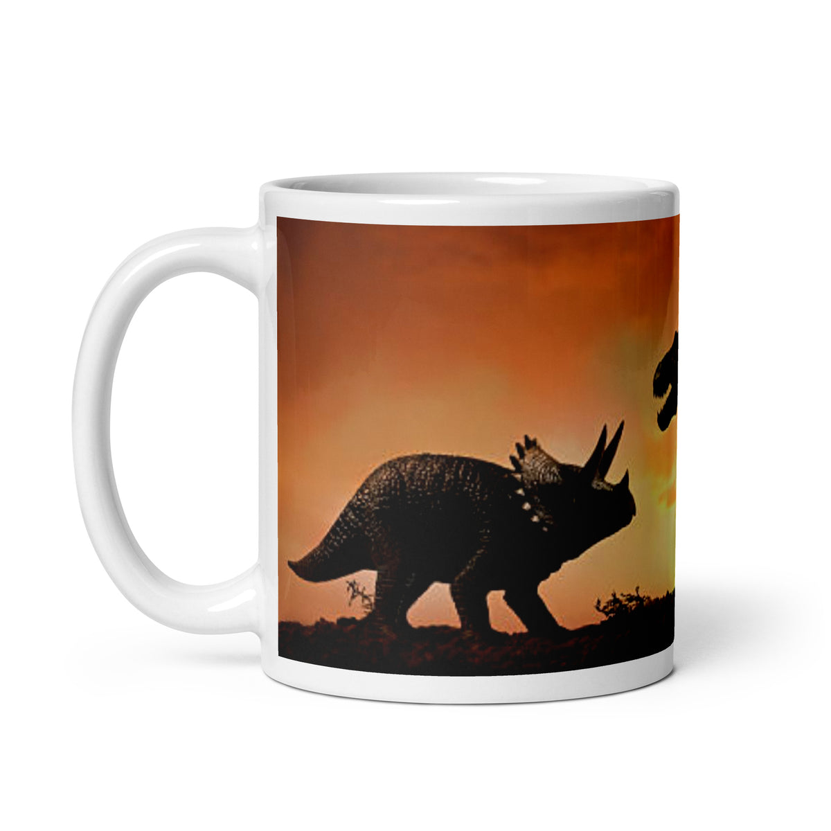 Triceratops &amp; T-Rex - Dinosaur Mug
