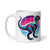 Synthwave Dinosaur - Dinosaur Mug