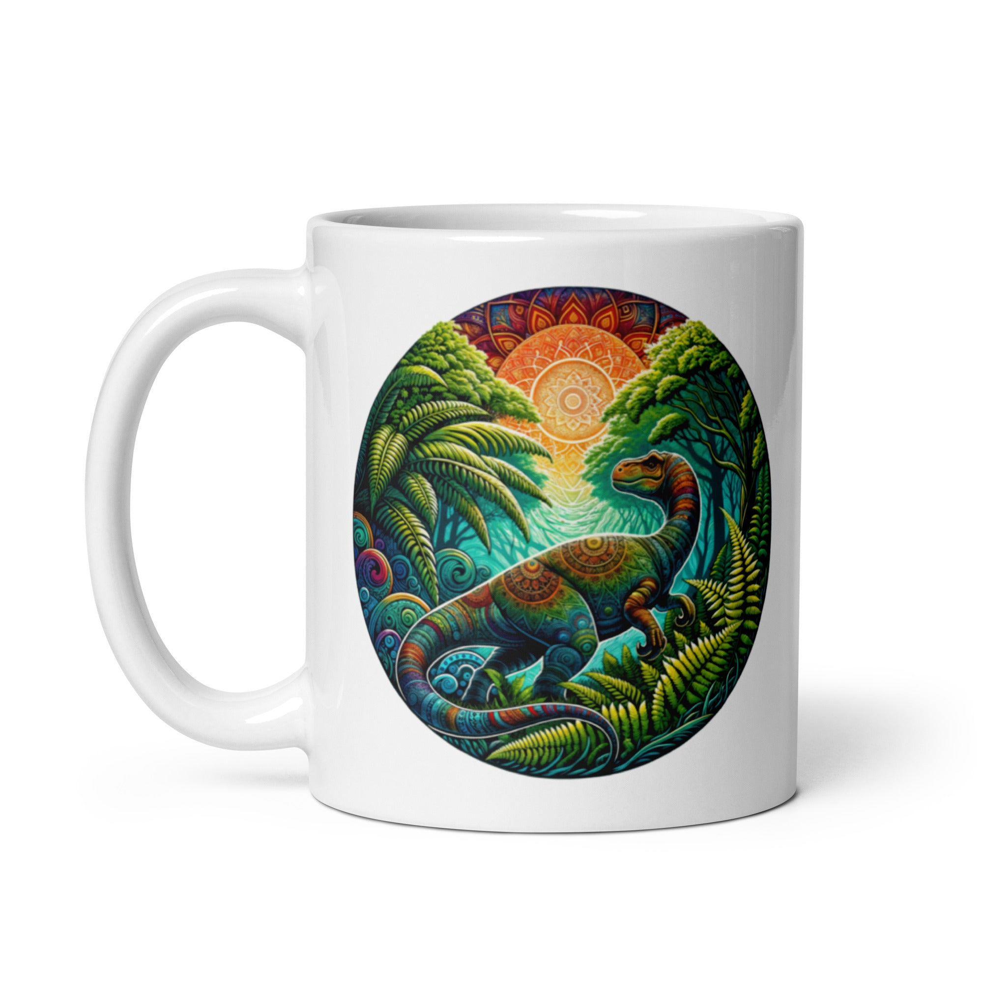 Mandala Dubreuillosaurus - Dinosaur Mug