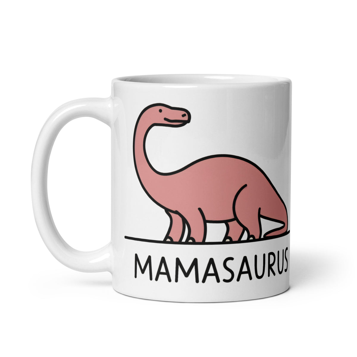 Simple Brontosaurus Mamasaurus - Dinosaur Mug