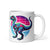 Synthwave Dinosaur - Dinosaur Mug