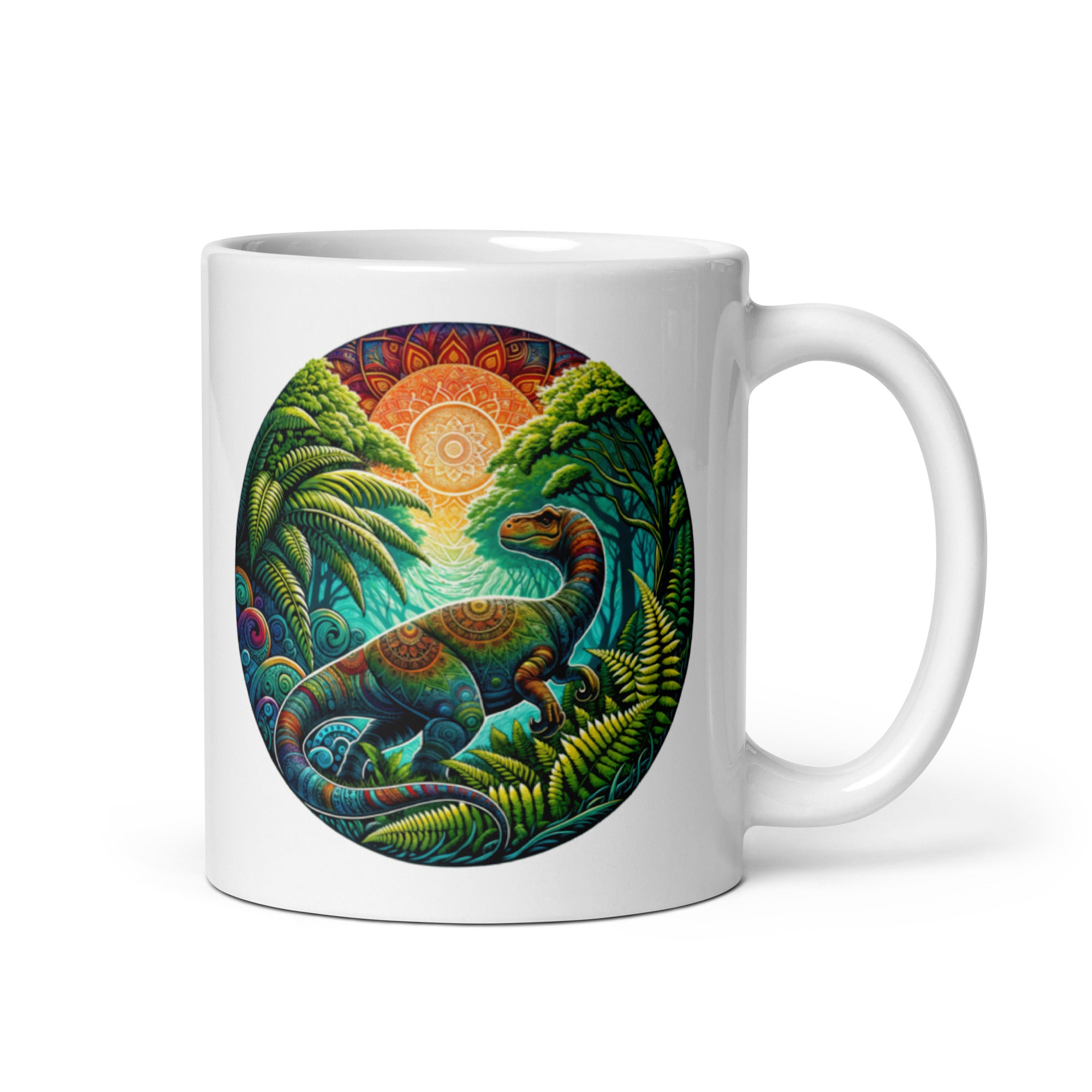 Mandala Dubreuillosaurus - Dinosaur Mug