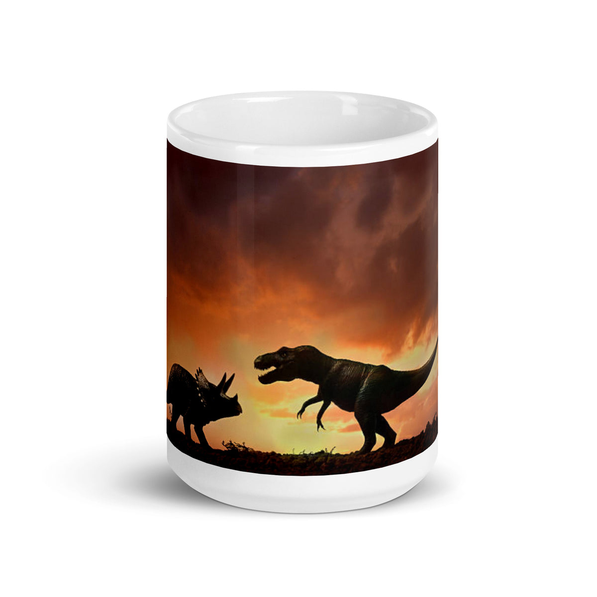 Triceratops &amp; T-Rex - Dinosaur Mug