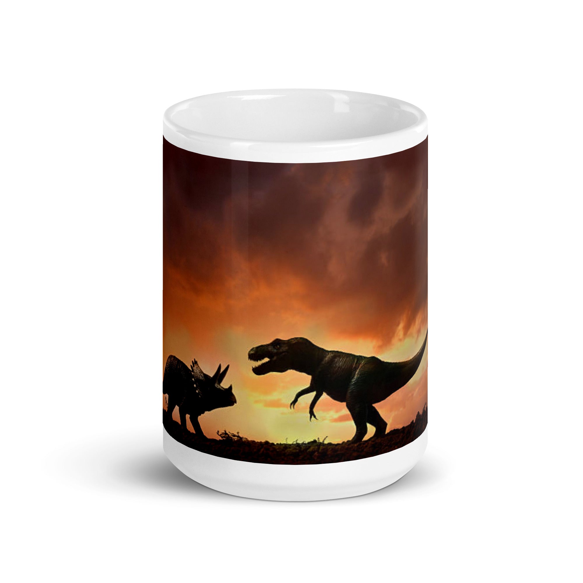 Triceratops & T-Rex - Dinosaur Mug