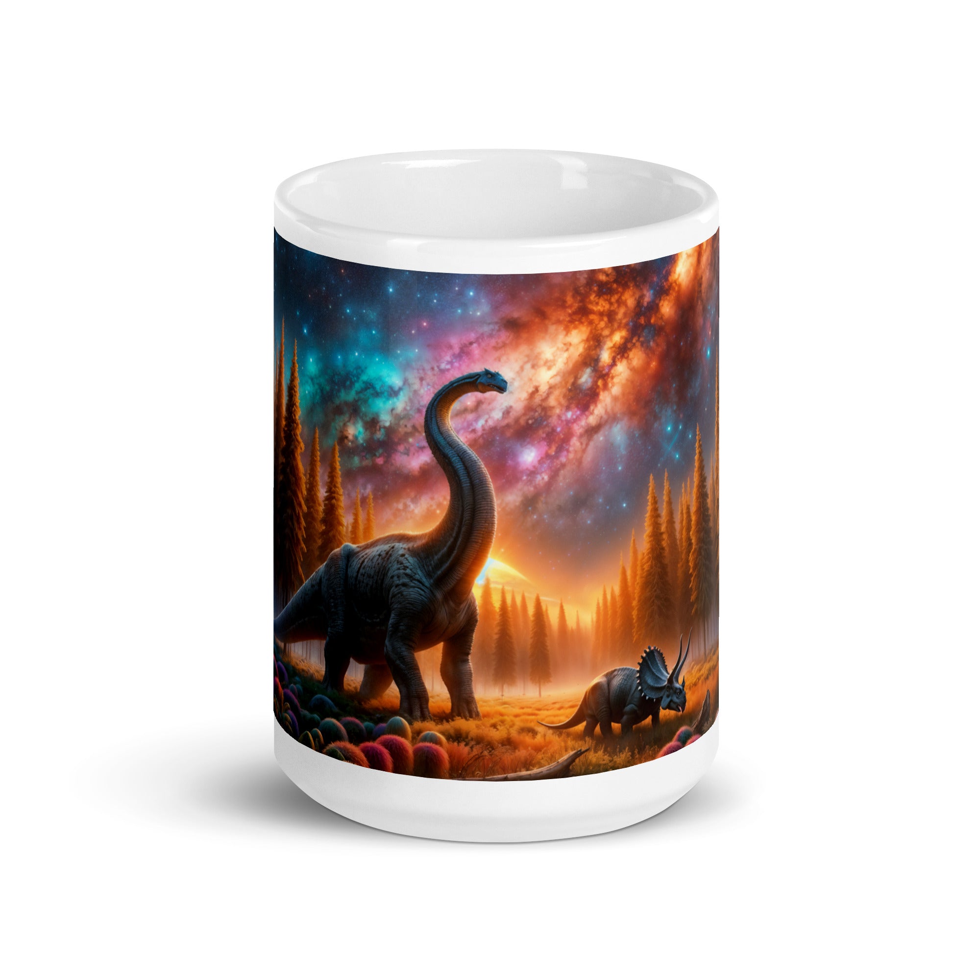 Galactic Brachiosaurus - Dinosaur Mug