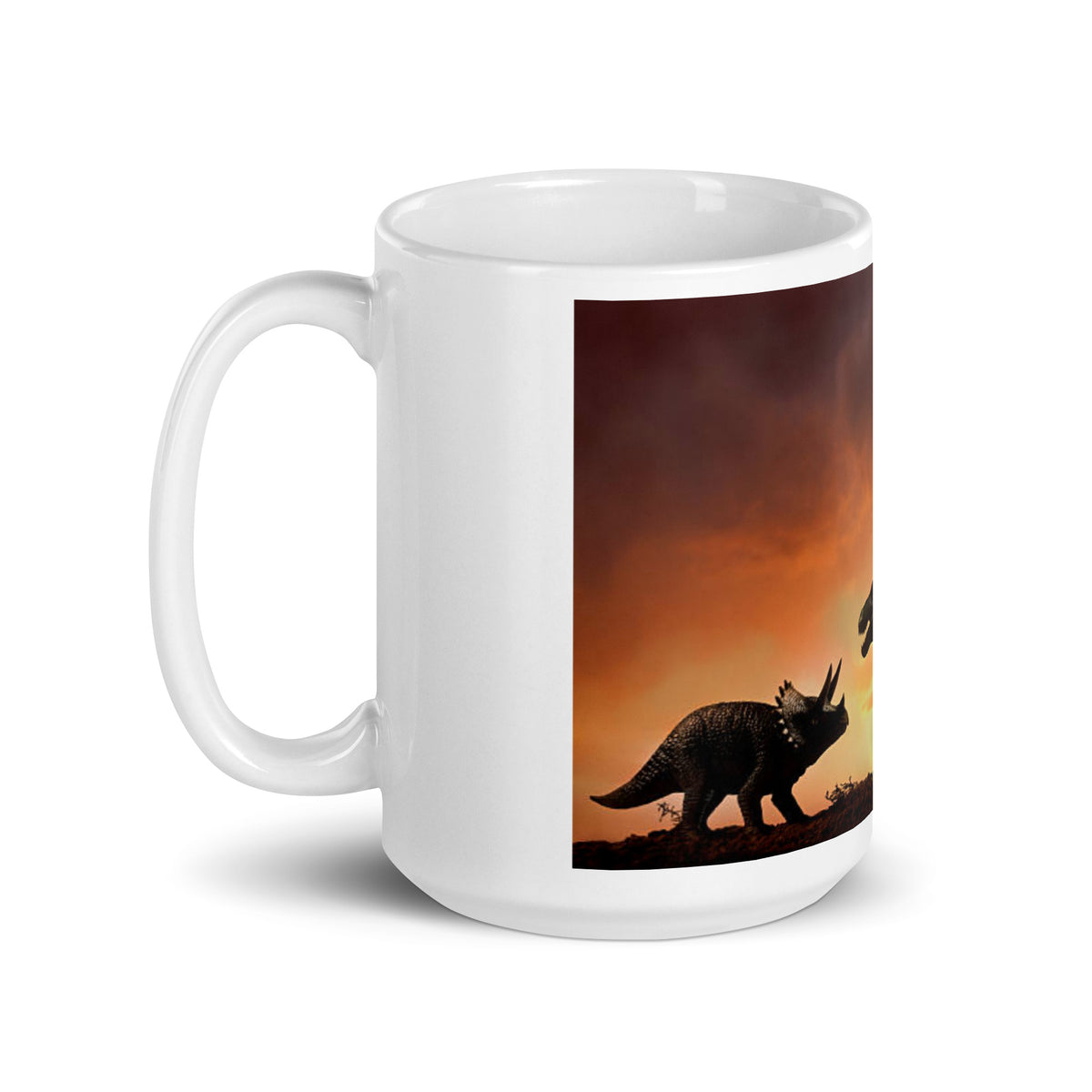 Triceratops &amp; T-Rex - Dinosaur Mug