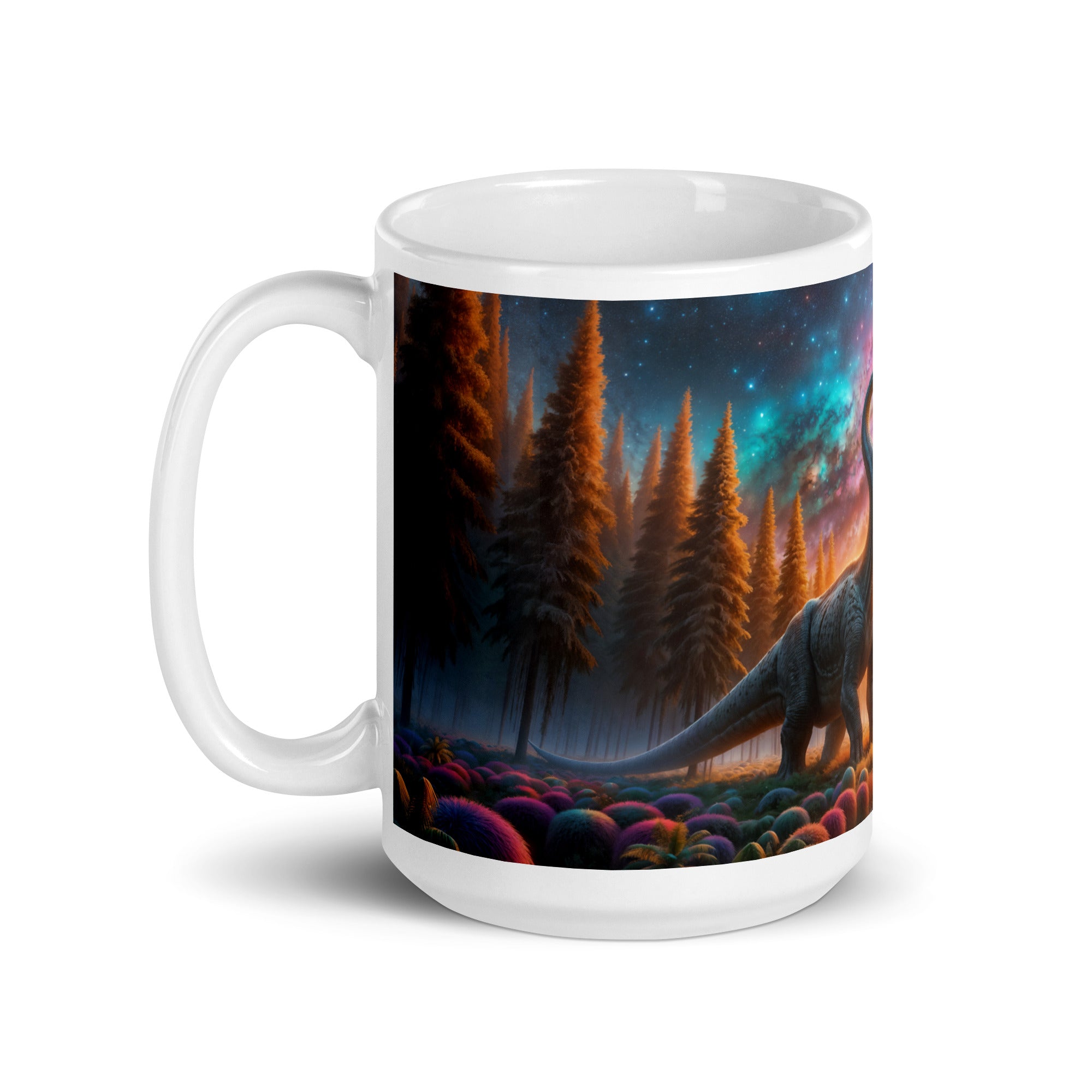 Galactic Brachiosaurus - Dinosaur Mug