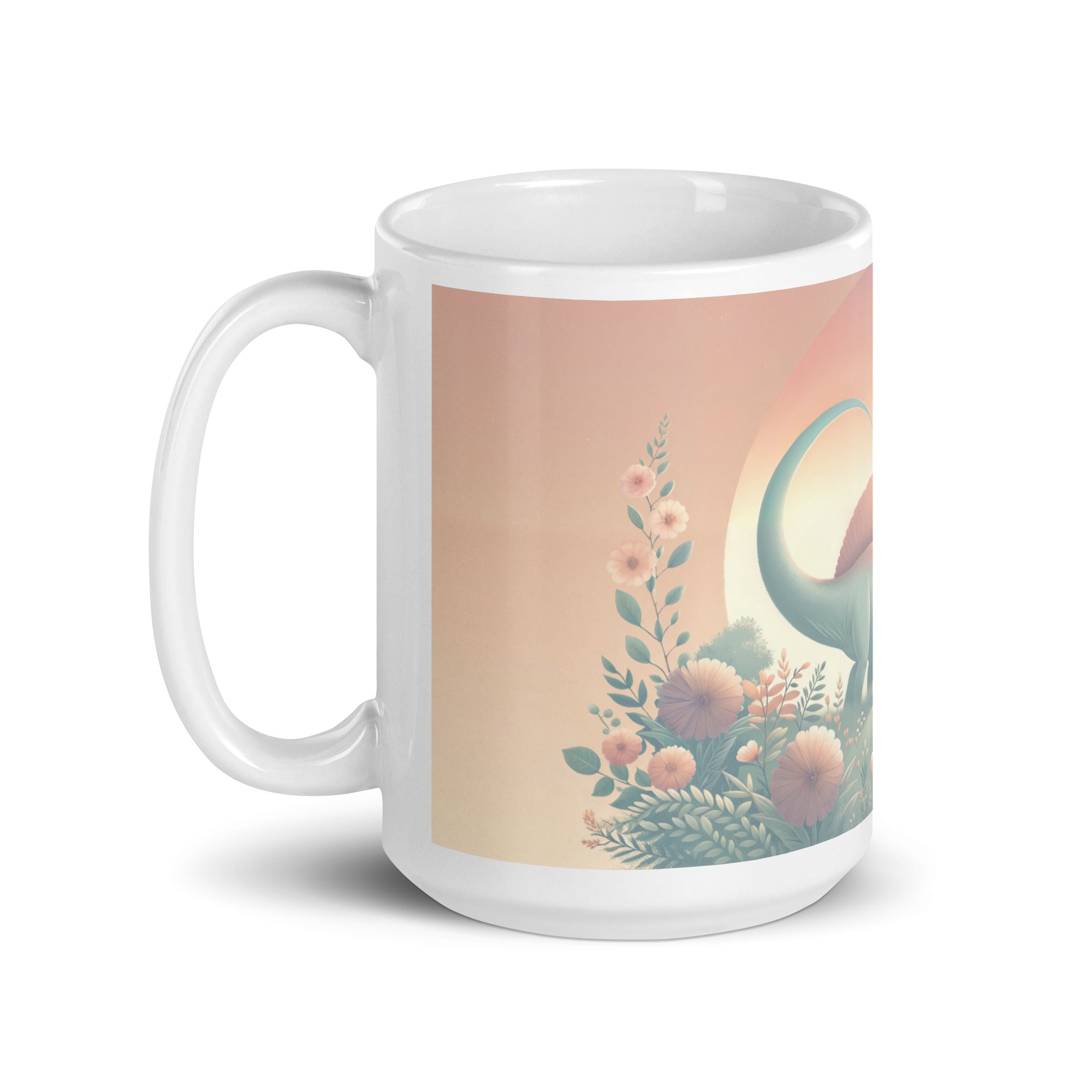 Pastel Sunrise - Dinosaur Mug