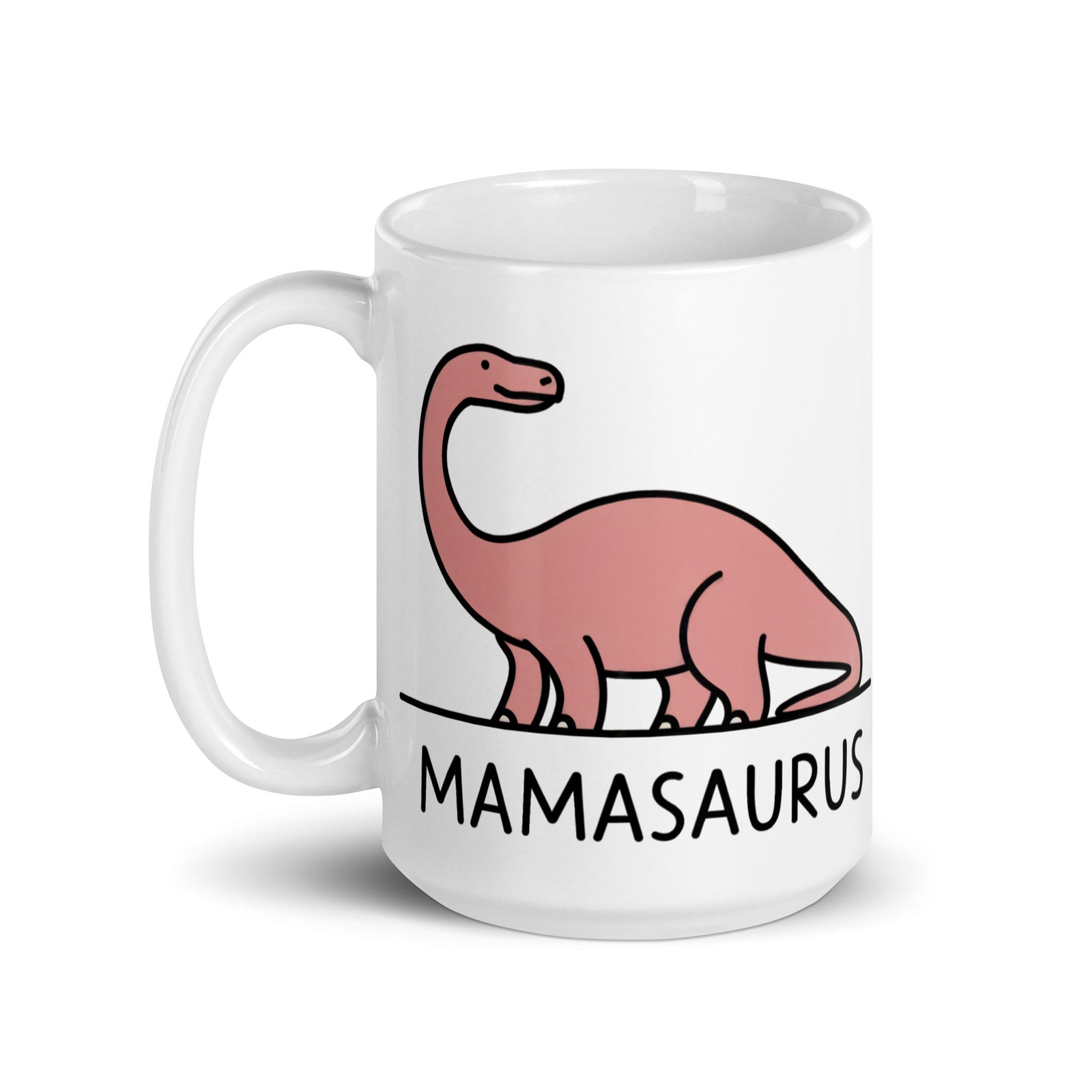 Simple Brontosaurus Mamasaurus - Dinosaur Mug