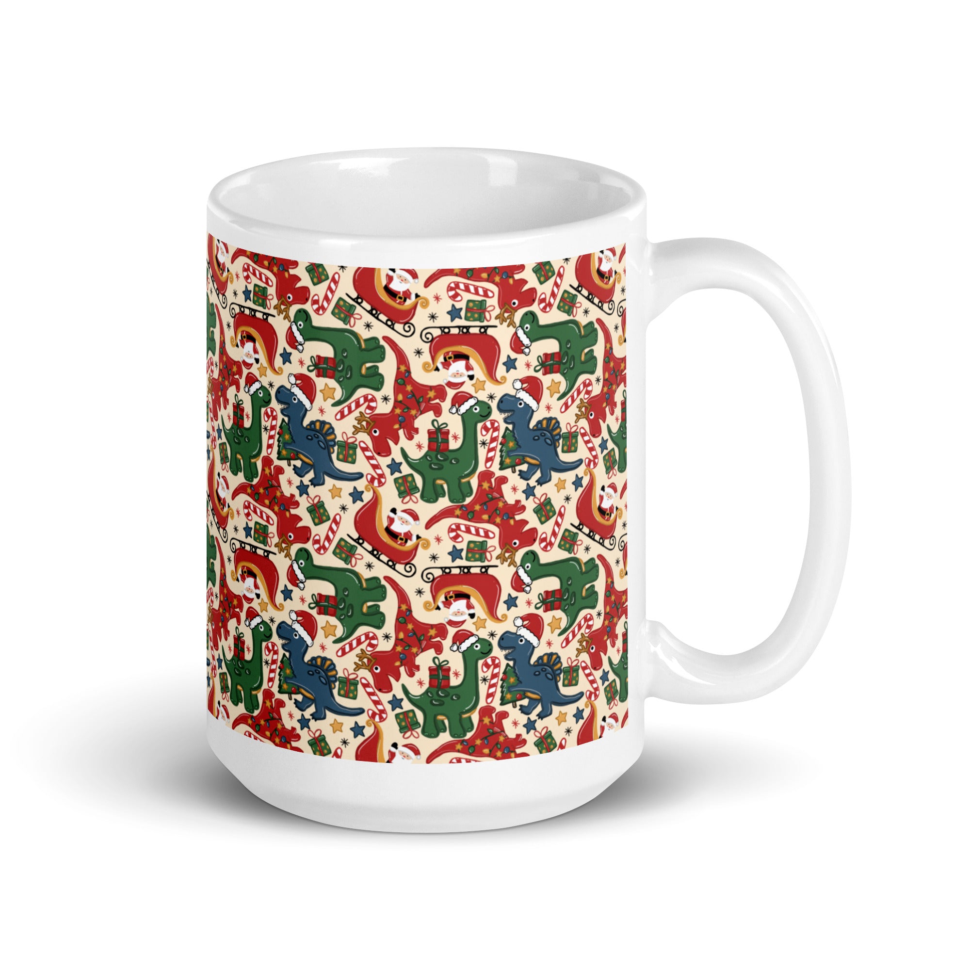 Festive Dino Wonderland - Christmas Dinosaur Mug