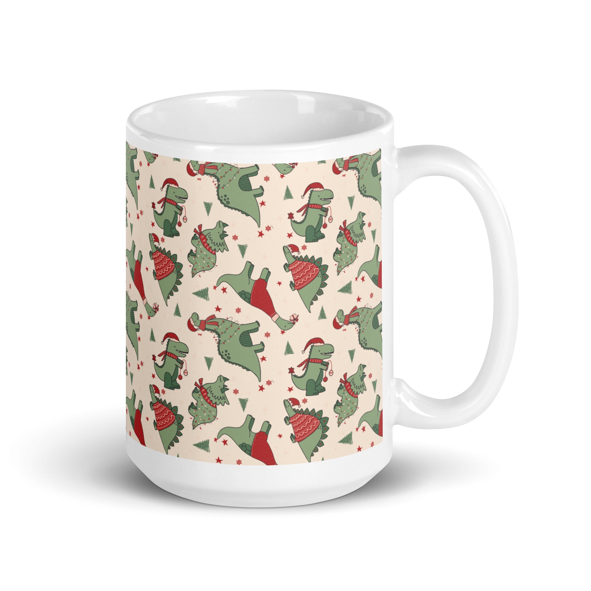 Jolly Dinosaurs - Christmas Dinosaur Mug