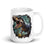 Raptor Breaking Through - Dinosaur Mug