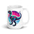 Synthwave Dinosaur - Dinosaur Mug