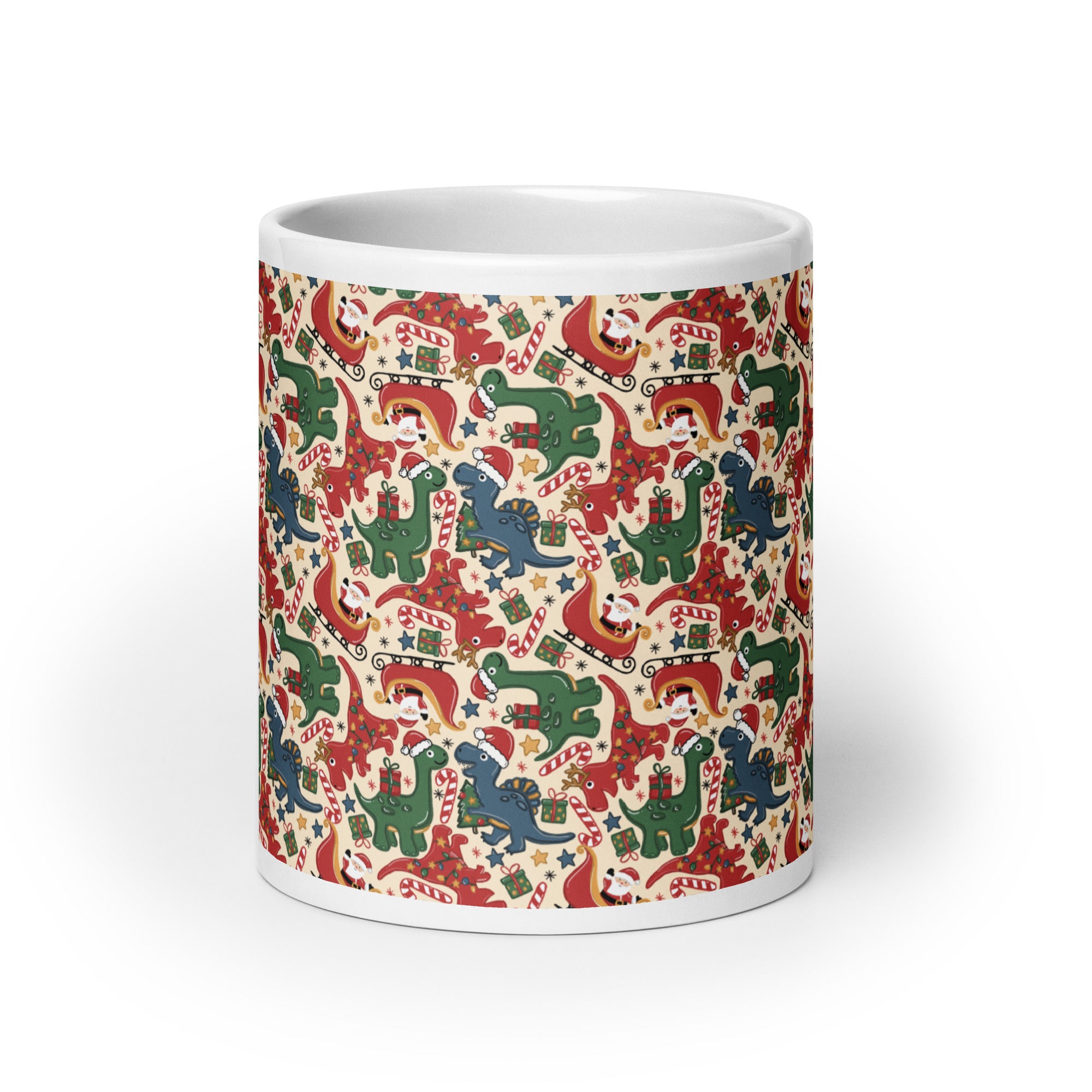 Festive Dino Wonderland - Christmas Dinosaur Mug