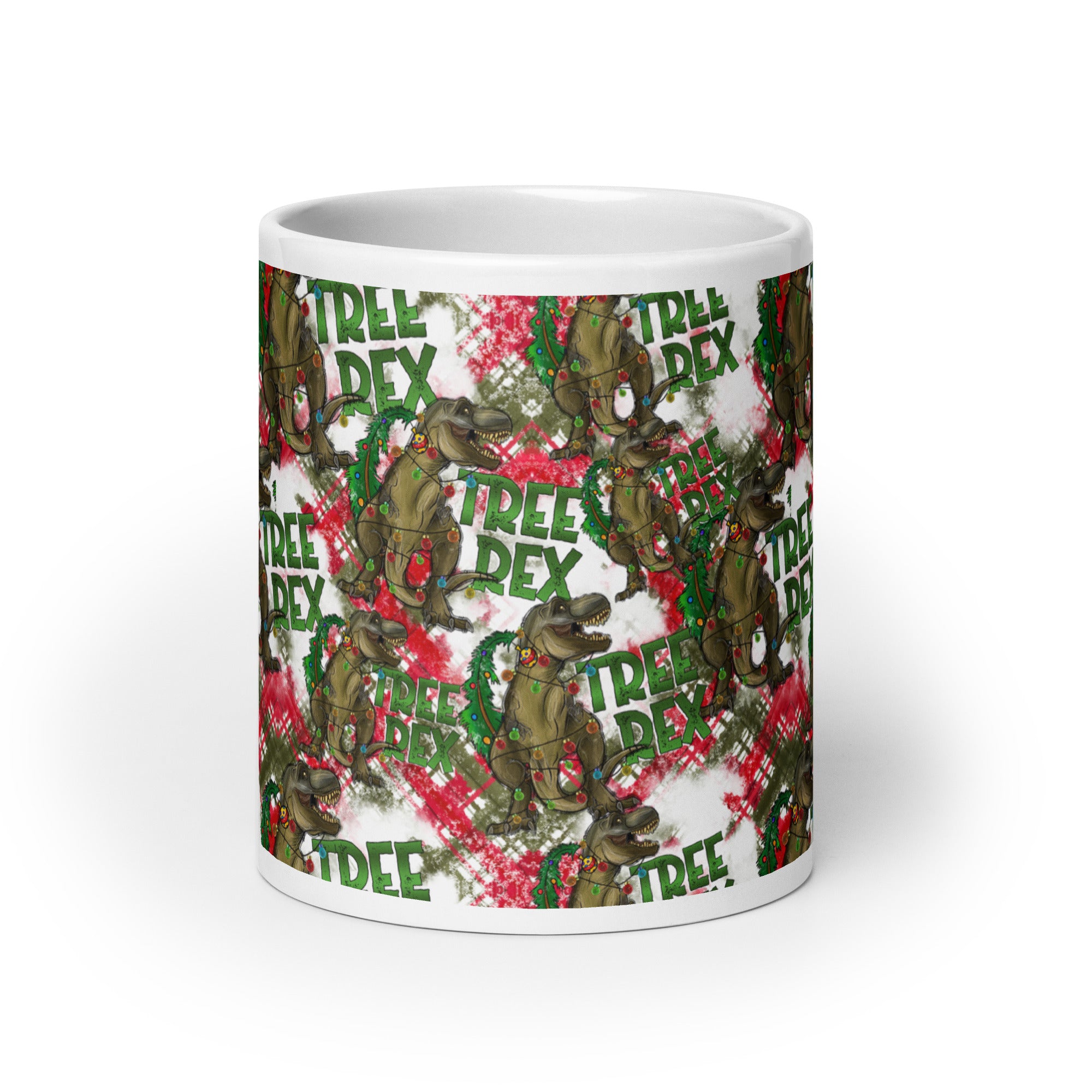 Tree Rex - Dinosaur Christmas Mug