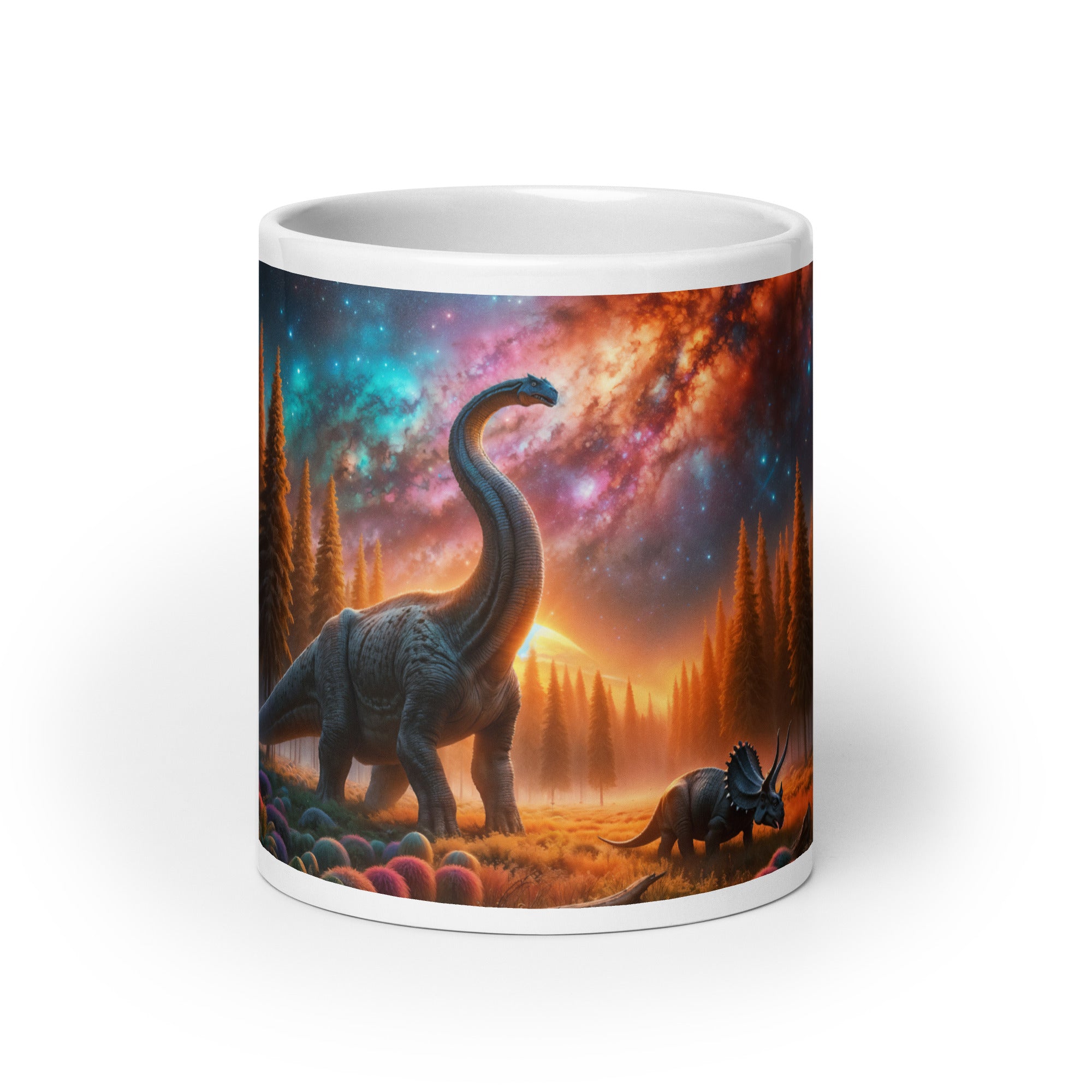 Galactic Brachiosaurus - Dinosaur Mug