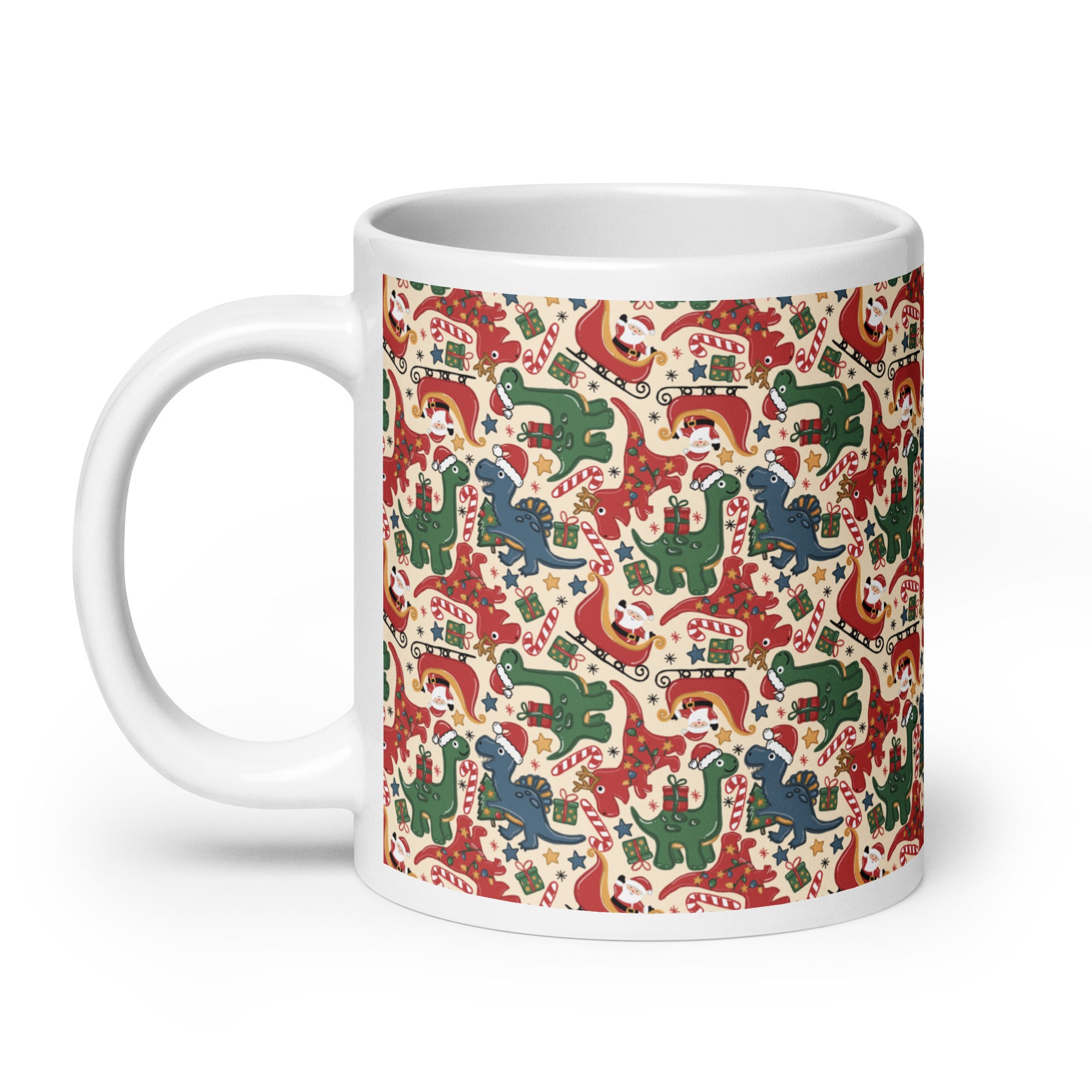 Festive Dino Wonderland - Christmas Dinosaur Mug