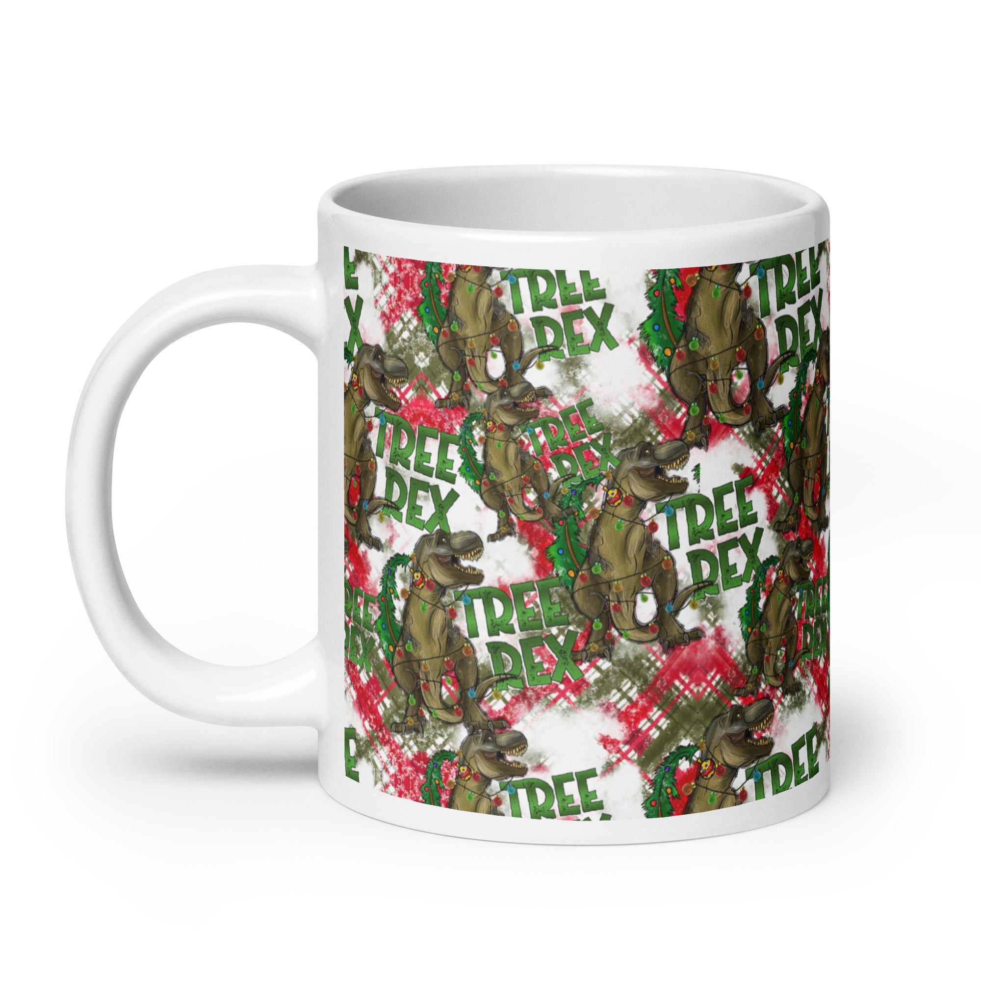 Tree Rex - Dinosaur Christmas Mug