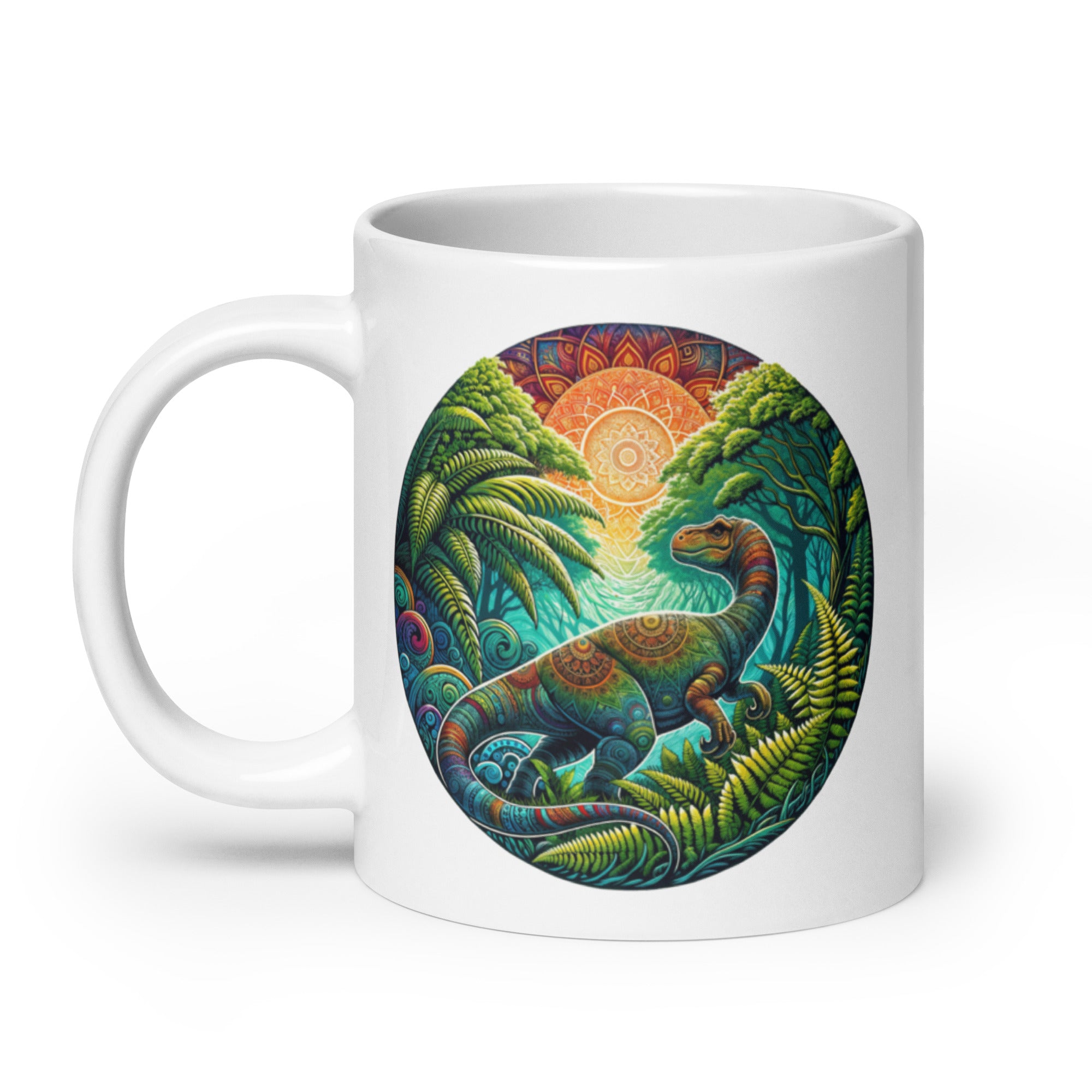 Mandala Dubreuillosaurus - Dinosaur Mug