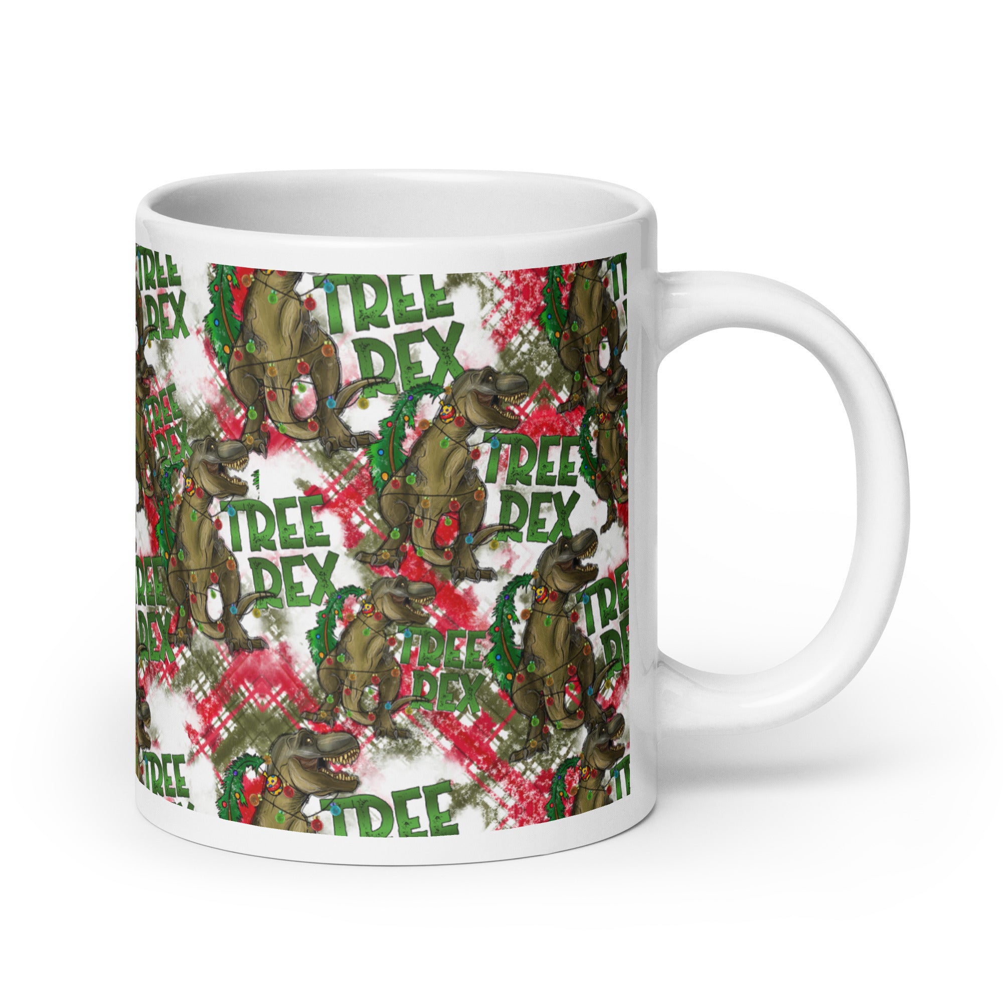 Tree Rex - Dinosaur Christmas Mug