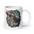 Raptor Breaking Through - Dinosaur Mug