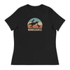 Mamasaurus Sunset - Women's Dinosaur Shirt