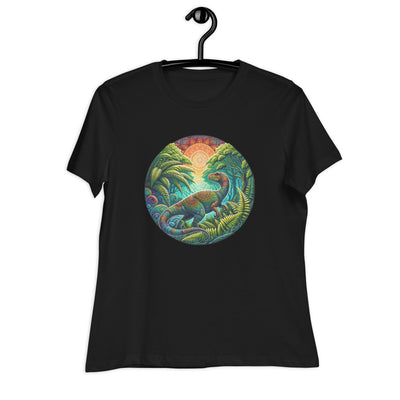 Mandala Dubreuillosaurus - Women's Dinosaur Shirt