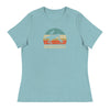 Mamasaurus Sunset - Women's Dinosaur Shirt