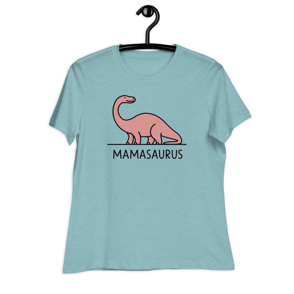 Simple Brontosaurus Mamasaurus - Women&#39;s Dinosaur Shirt