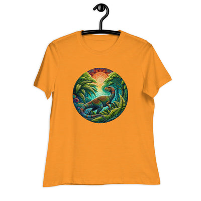 Mandala Dubreuillosaurus - Women's Dinosaur Shirt