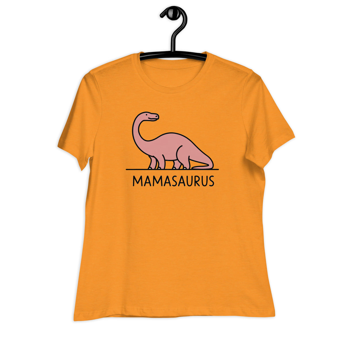 Simple Brontosaurus Mamasaurus - Women&#39;s Dinosaur Shirt