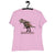 Realistic Piggyback Mamasaurus - Women's Dinosaur T-Shirt