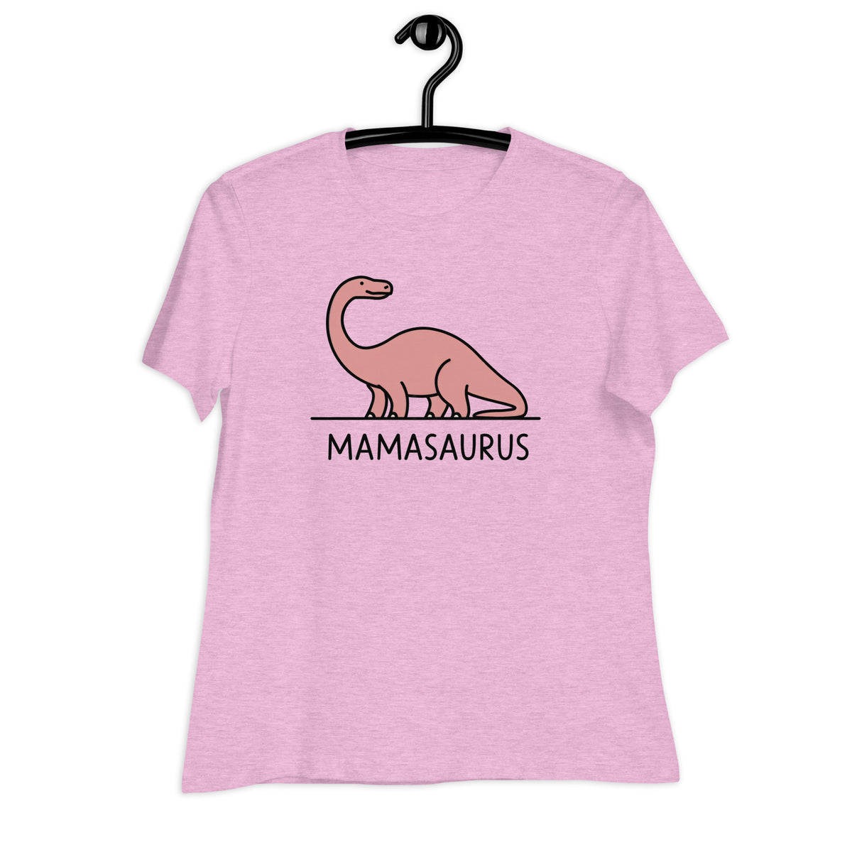 Simple Brontosaurus Mamasaurus - Women&#39;s Dinosaur Shirt