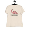 Simple Brontosaurus Mamasaurus - Women's Dinosaur Shirt