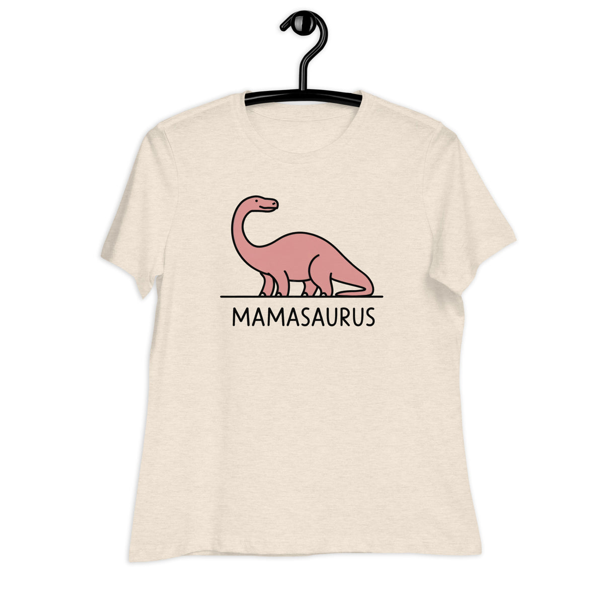 Simple Brontosaurus Mamasaurus - Women&#39;s Dinosaur Shirt