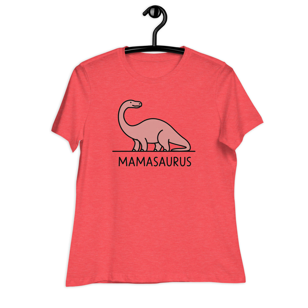 Simple Brontosaurus Mamasaurus - Women&#39;s Dinosaur Shirt