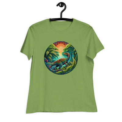 Mandala Dubreuillosaurus - Women's Dinosaur Shirt